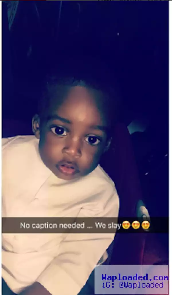 Tiwa Savage shares adorable photo of her son